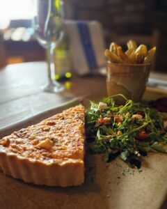 beetroot and feta tart